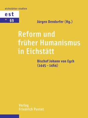 cover image of Reform und früher Humanismus in Eichstätt